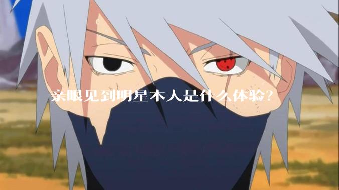 亲眼见到明星本人是什么体验？