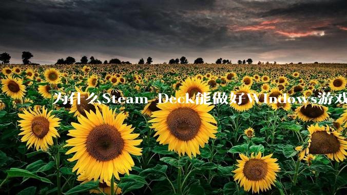 为什么Steam Deck能做好Windows游戏转译但是Apple Mac就做不好？