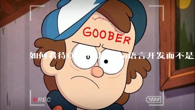 如何看待Ollama基于Go语言开发而不是别的编程语言？